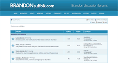 Desktop Screenshot of forum.brandonsuffolk.com